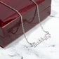 Pet Name Personalization Necklace for Dog Memorial with Presentation Gift Box