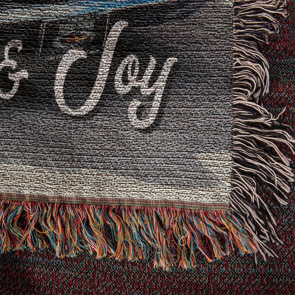 Vintage Car Woven Blanket