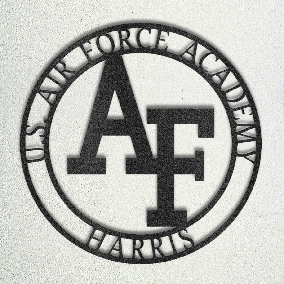 Personalized US Air Force Academy Metal Sign - Custom Name