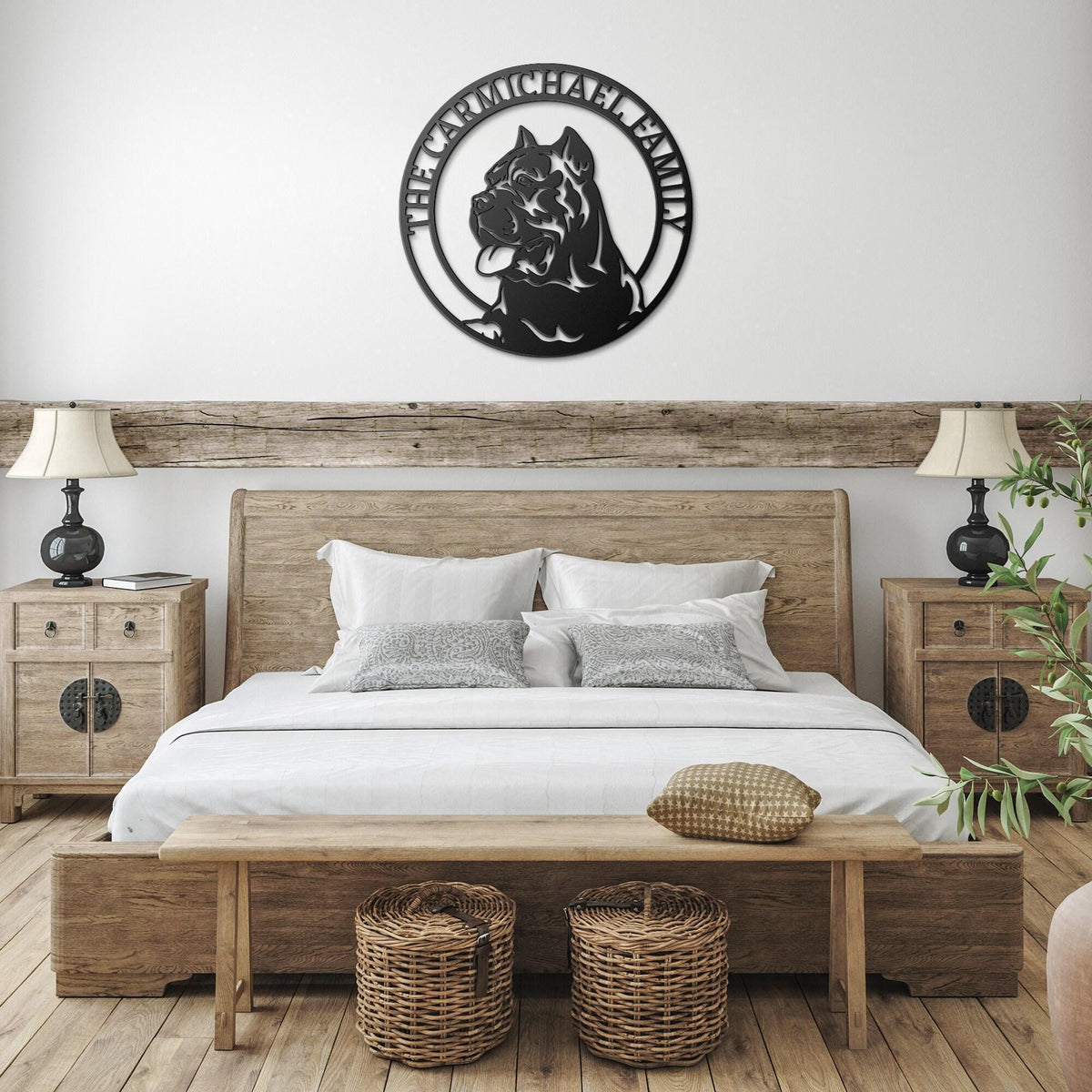 Cane Corso Metal Silhouette, Dog Memorial Art, Home Decor