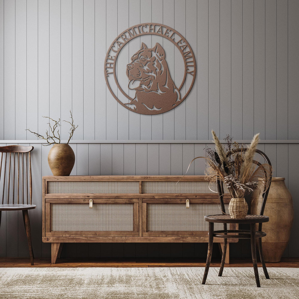 Cane Corso Metal Silhouette, Dog Memorial Art, Home Decor