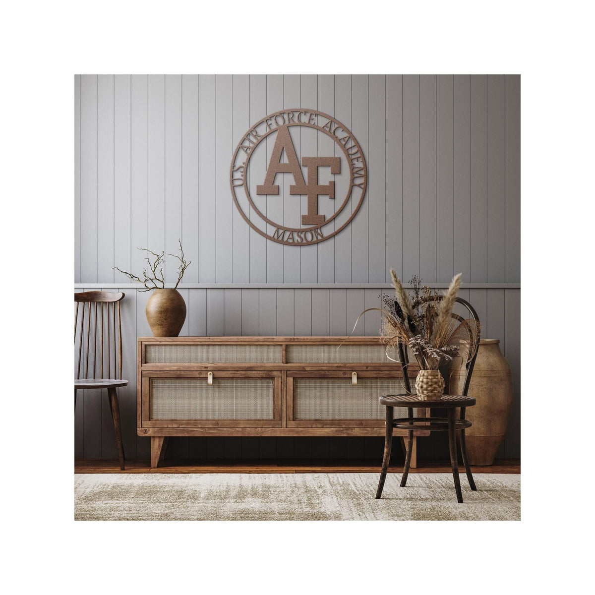 Personalized US Air Force Academy Metal Sign - Custom Name