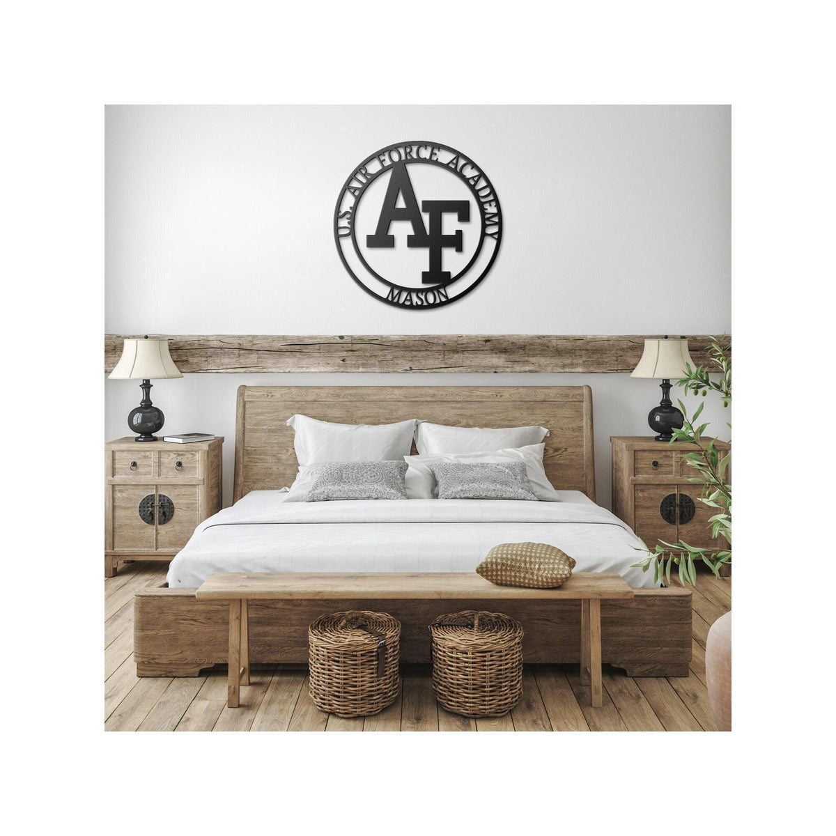 Personalized US Air Force Academy Metal Sign - Custom Name