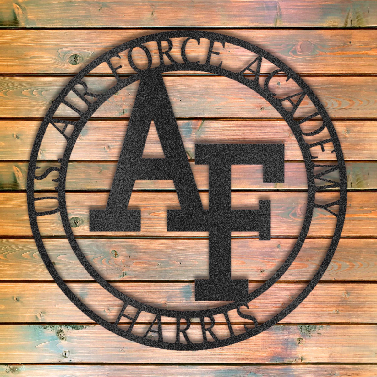 Personalized US Air Force Academy Metal Sign - Custom Name