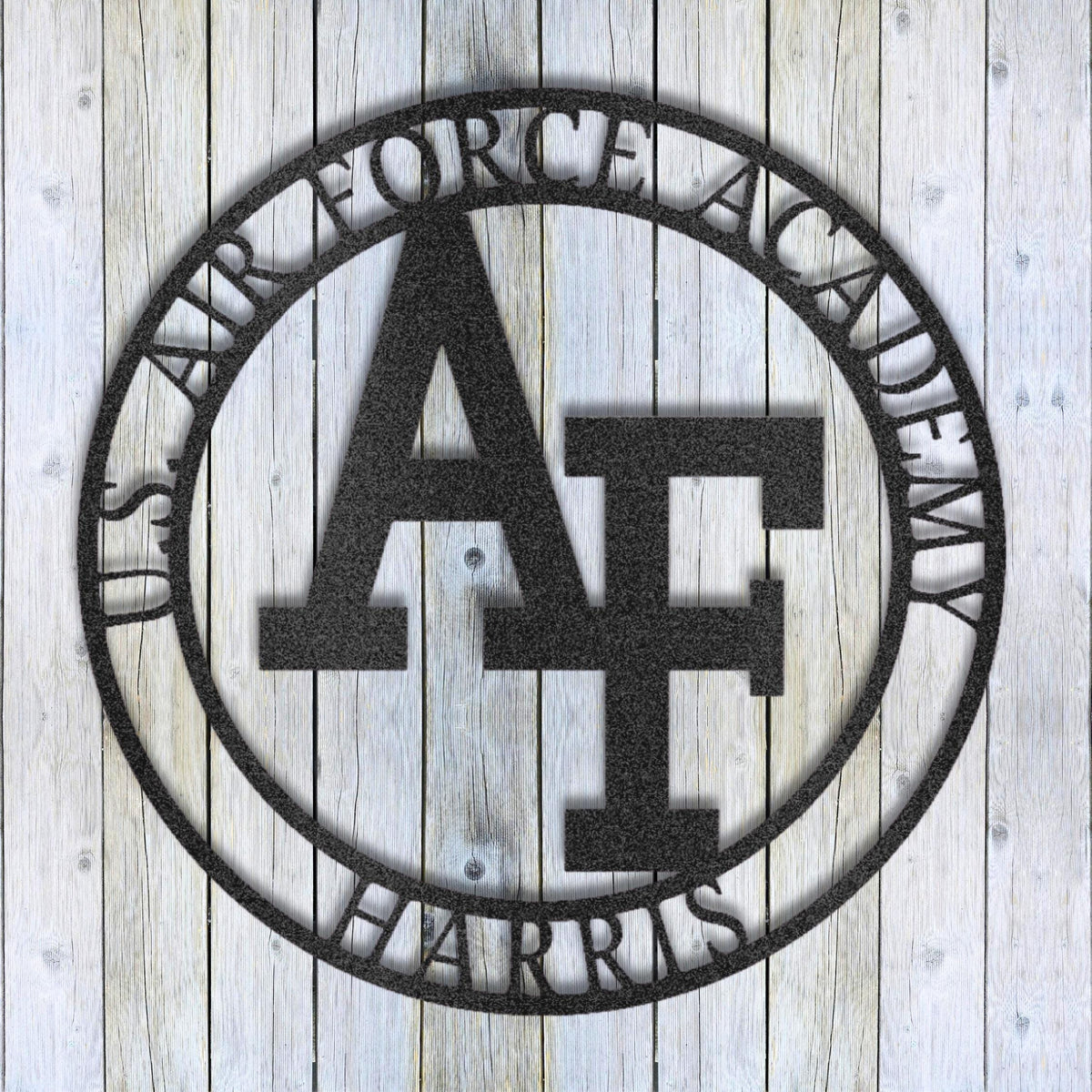 Personalized US Air Force Academy Metal Sign - Custom Name