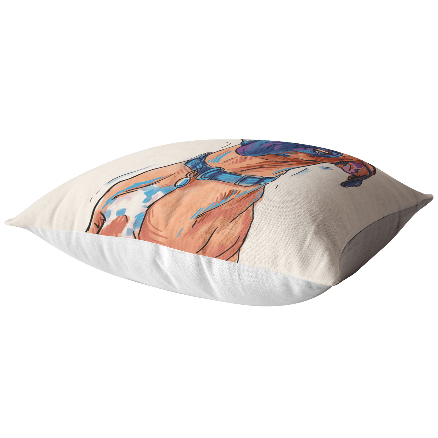 Boxer Dog Pillow Cover Only One Sided Print, No Insert Included, No Home is Complete Without a Boxer,