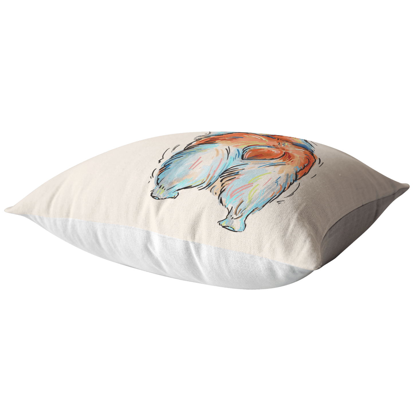 Corgi Pillow Cover Only One Sided Print, No Insert Included, No Home is Complete Without a Corgi,