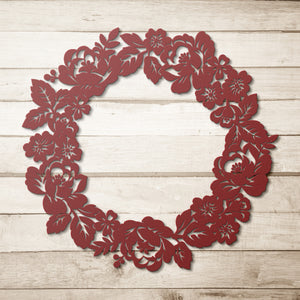 Floral Wreath Sign
