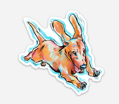 Dachshund Sticker Decal