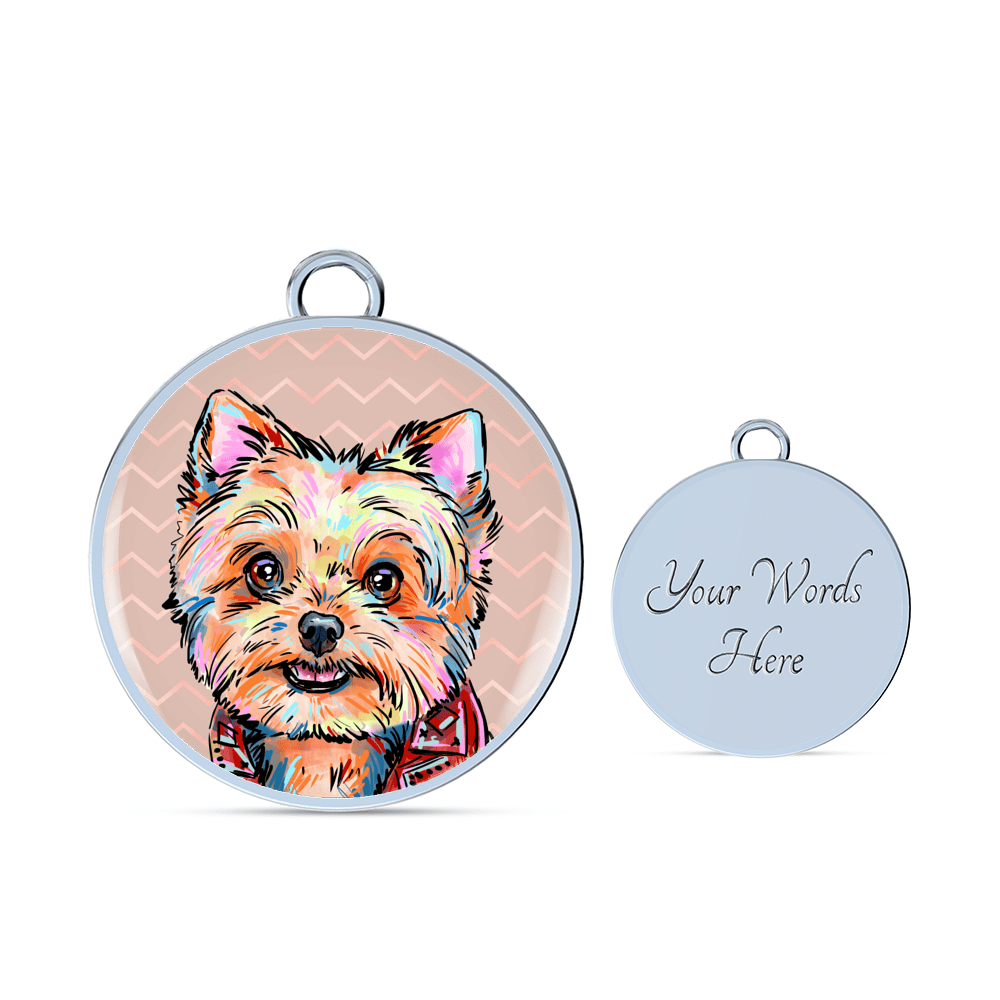 Yorkshire Terrier Charm Necklace
