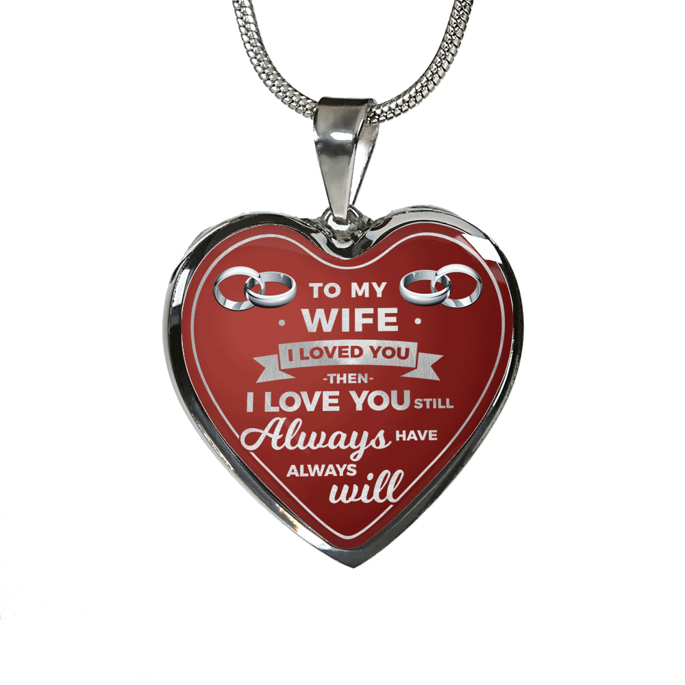 To My Wife rings necklace or bangle bracelet