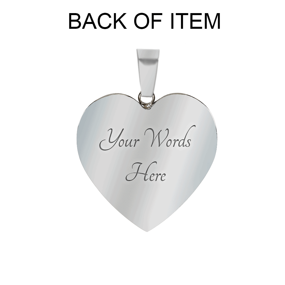 Pitbull Heart Necklace