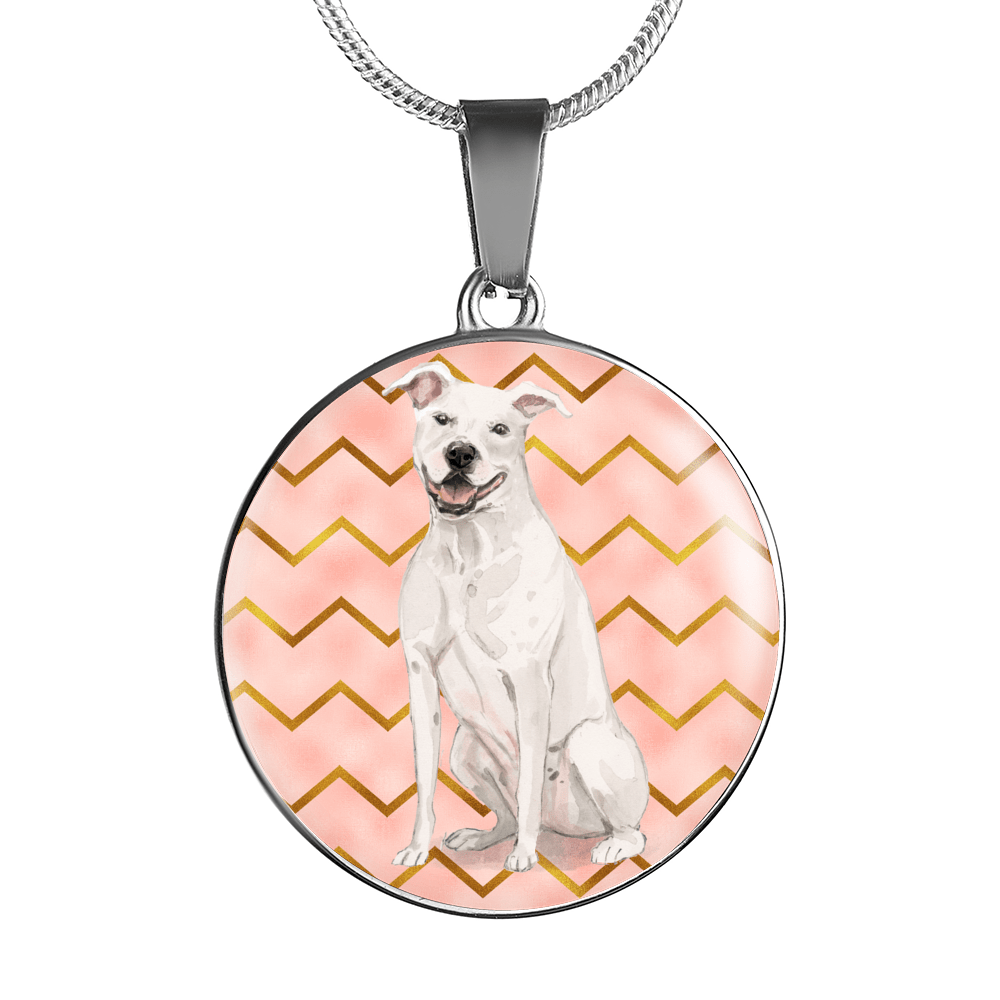Staffy Circle Shaped Necklace