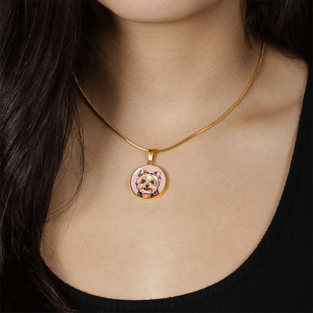 Yorkshire Terrier Charm Necklace