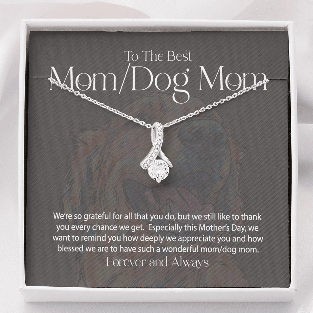 Alluring Beauty Necklace Golden Retriever Dog Mom