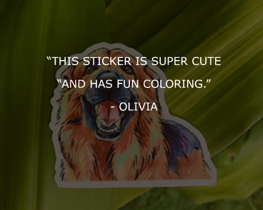 Golden Retriever Sticker Decal