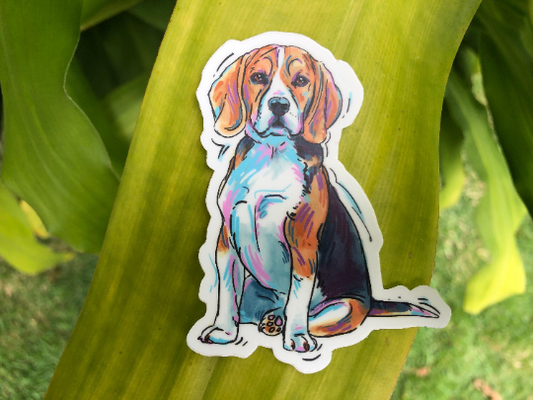 Beagle Sticker Decal for Beagle Mama