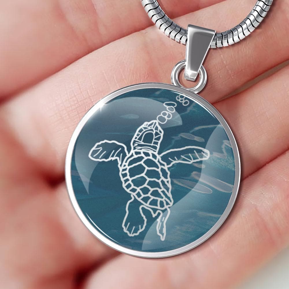 Jewelry - Baby Sea Turtle Swimming