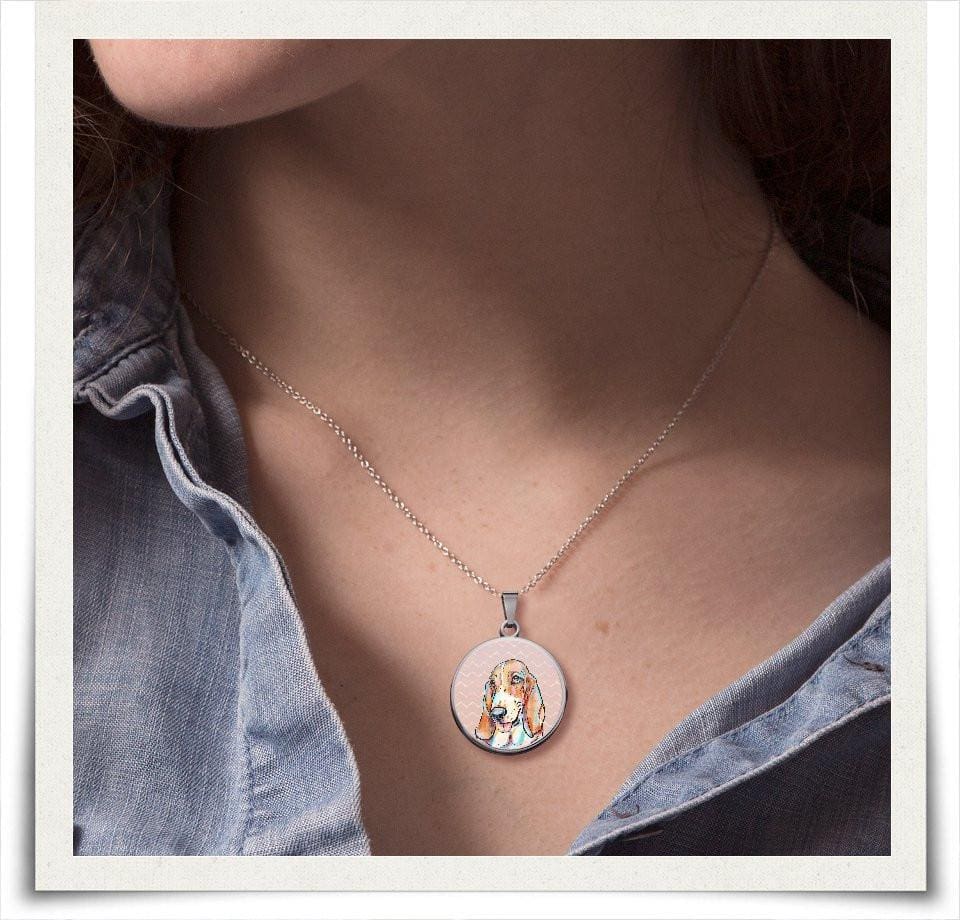 Jewelry - Basset Hound Charm Necklace