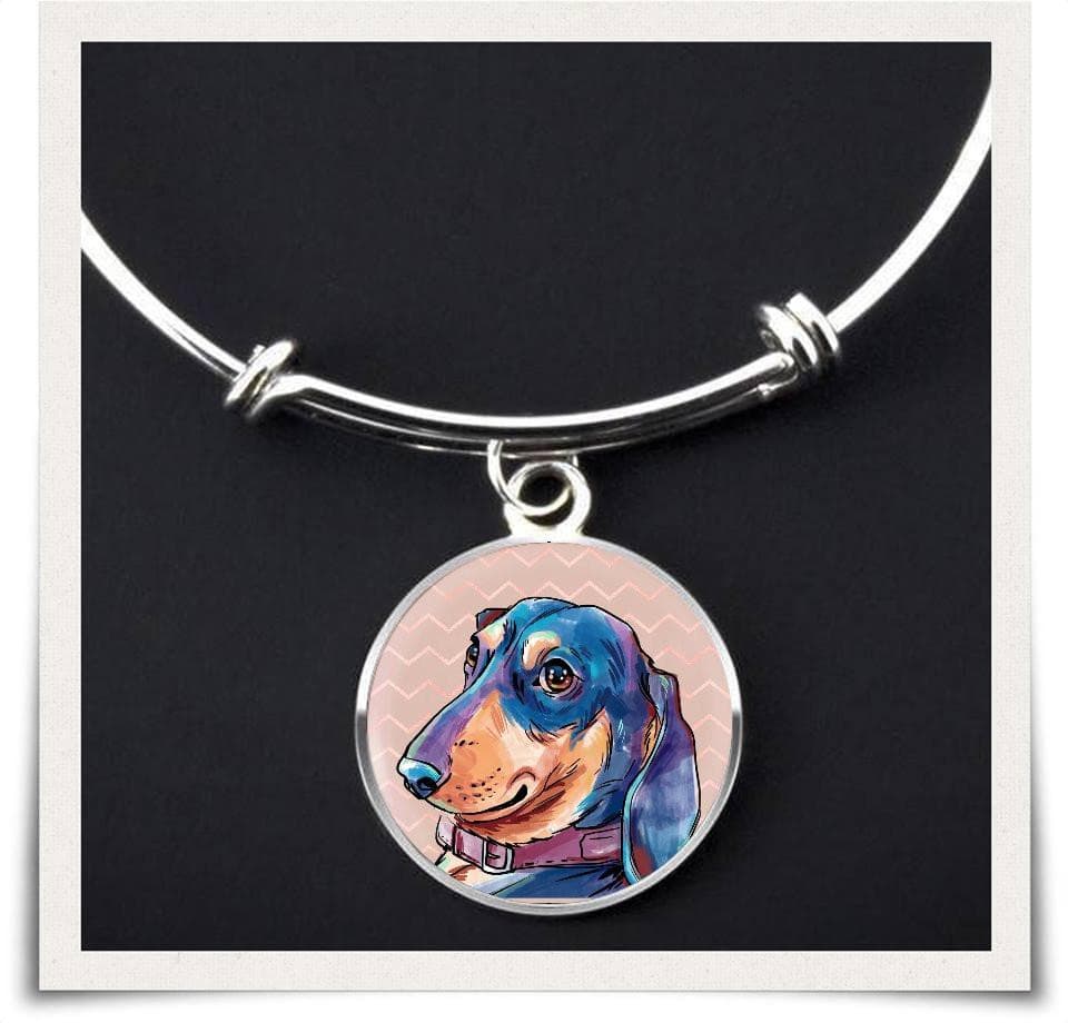 Jewelry - Dachshund Bangle Bracelet V.1