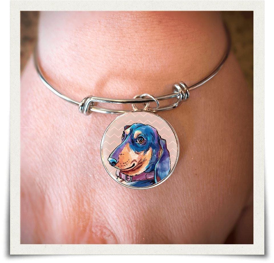 Jewelry - Dachshund Bangle Bracelet V.1