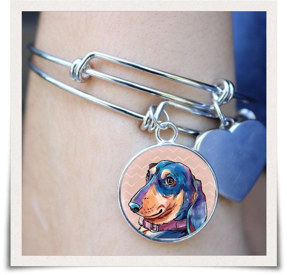 Jewelry - Dachshund Bangle Bracelet V.1