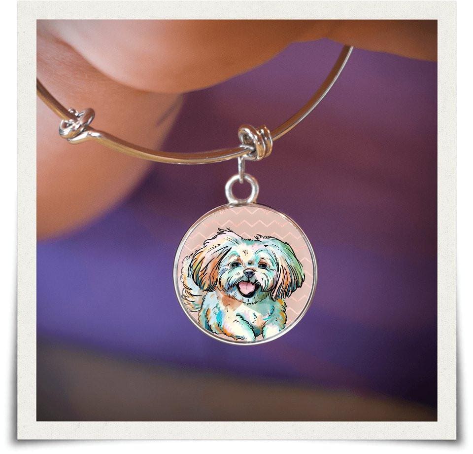 Jewelry - Shih Tzu Bangle Bracelet