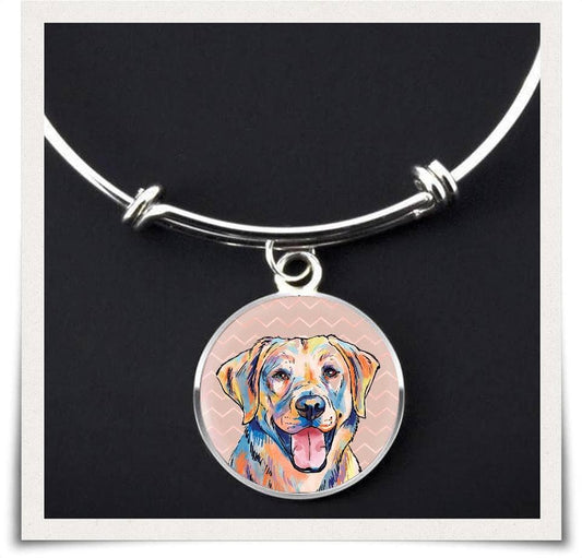 Jewelry - Yellow Labrador Retriever Bangle Bracelet