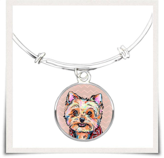 Jewelry - Yorkshire Terrier Bangle Bracelet